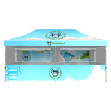 Food Service Gazebo - Full Set Bundle 10x20 Feet