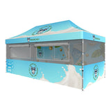 Food Service Gazebo - Full Set Bundle 10x20 Feet