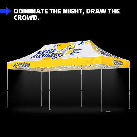 LED Iluminated Gazebo 3x6m (10ftx20ft)