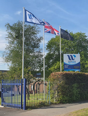 Aluminium Flagpoles - Two Pieces
