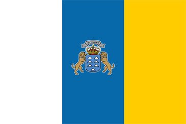 Canary Islands (State) National Flag Printed Flags - United Flags And Flagstaffs
